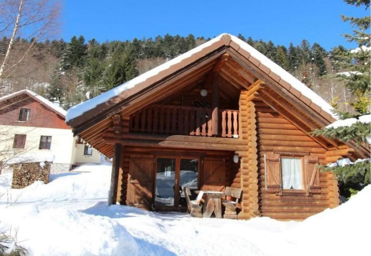 L'Ours Noir Chalet En Rondins La Bresse Kültér fotó