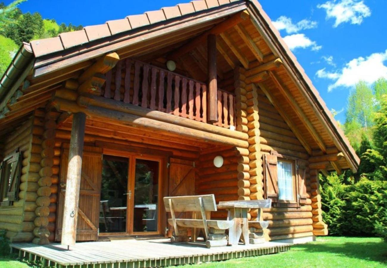 L'Ours Noir Chalet En Rondins La Bresse Kültér fotó