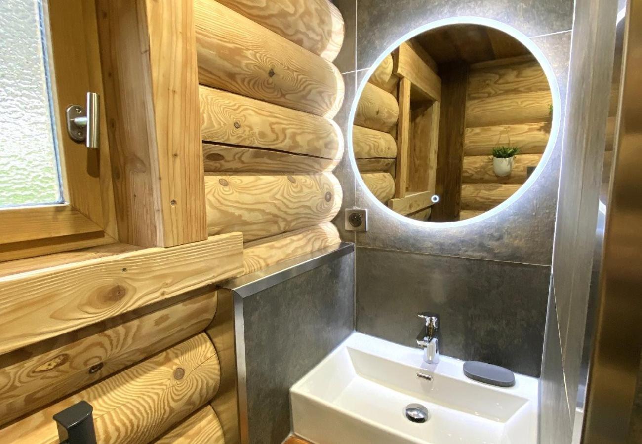 L'Ours Noir Chalet En Rondins La Bresse Kültér fotó