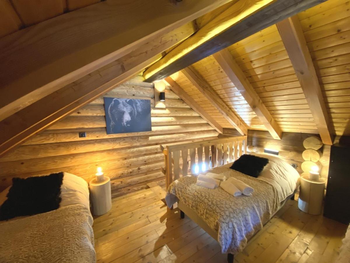 L'Ours Noir Chalet En Rondins La Bresse Kültér fotó