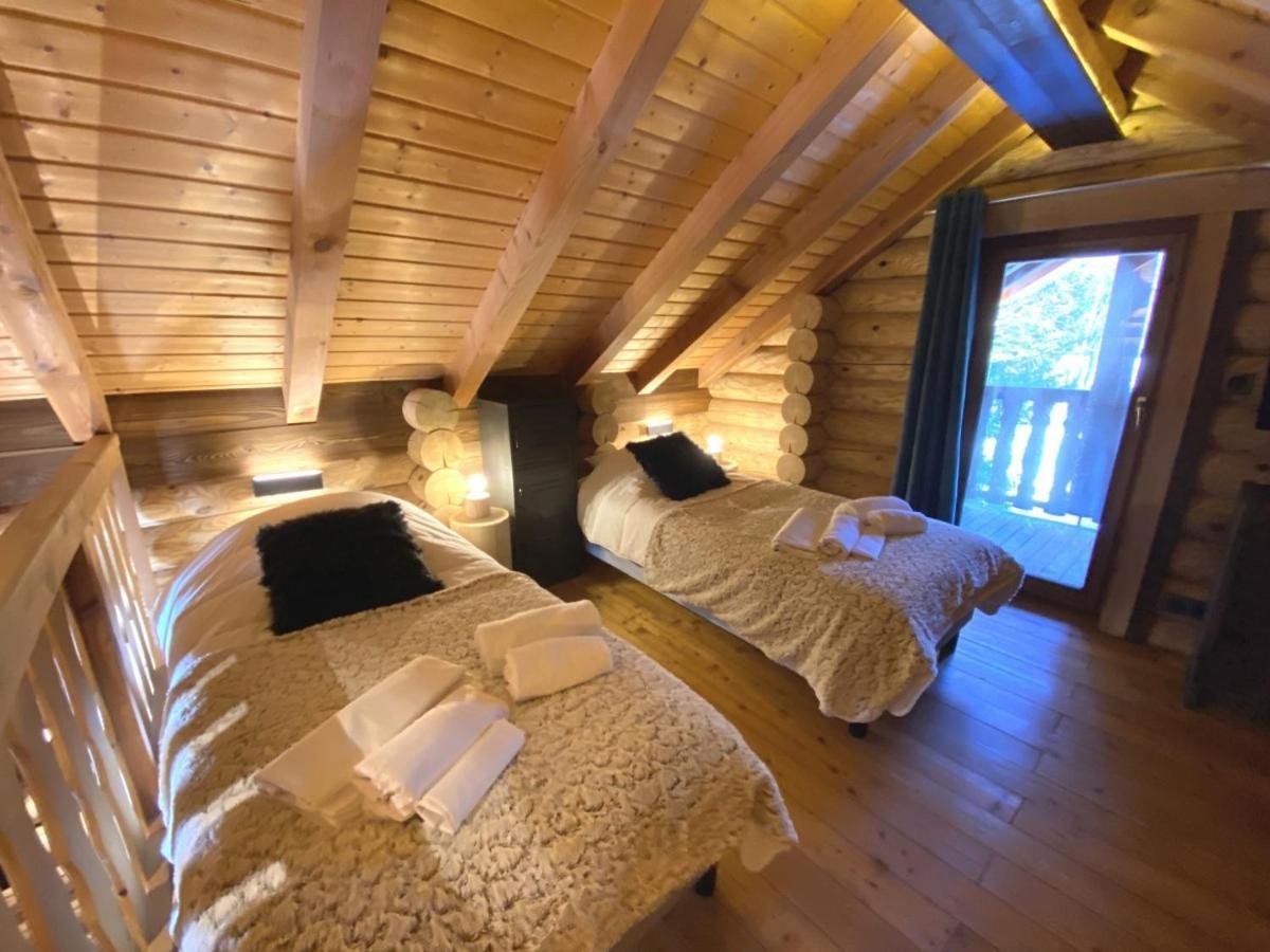 L'Ours Noir Chalet En Rondins La Bresse Kültér fotó
